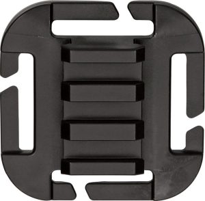 ITW Picatinny QASM-RAMP Black Acetol Mount