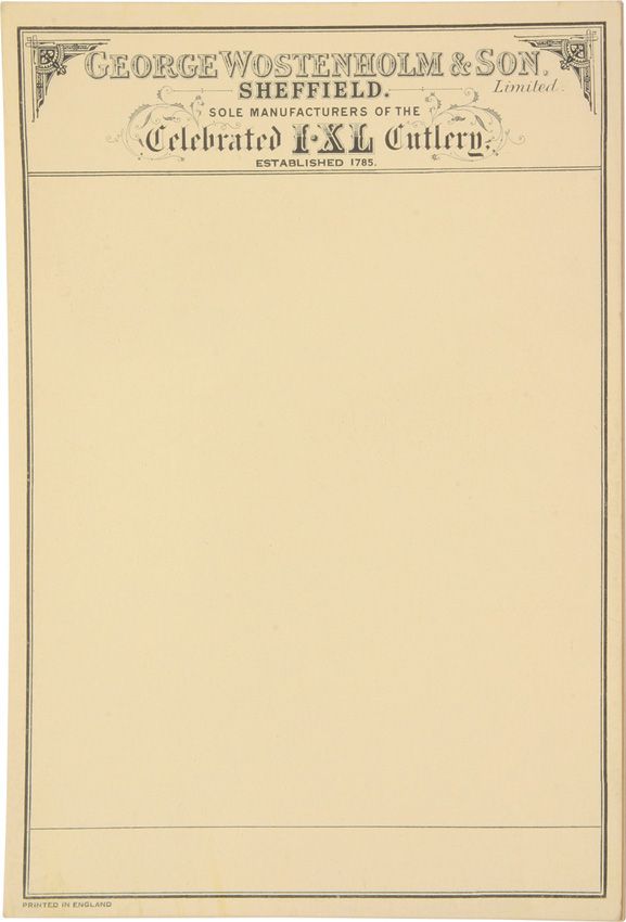 IXL15.jpg IXL George Wostenholm Cutlery Display Card