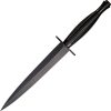 IXL Black Commando Dagger Fixed Blade 6.75" Stainless Steel