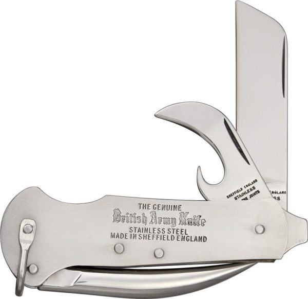 IXL 3 Piece British Army Knife Folding Multi Tool Stainless