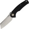 CJRB Crag Linerlock Folding Knife D2 Steel Black G10