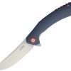 CJRB Gobi Linerlock Folding Knife D2 Blue-Gray G10