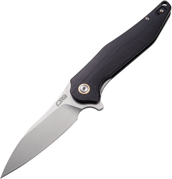 CJRB Agave Linerlock Folding Knife D2 Black G10 EDC
