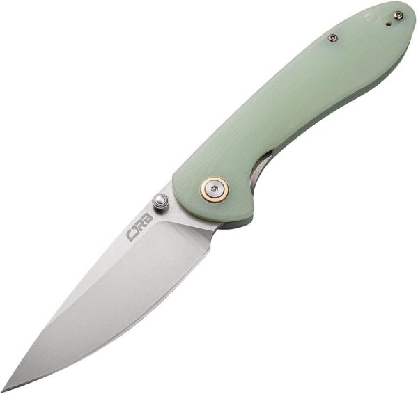 CJRB Feldspar Jade G10 Folding Knife D2 Steel Linerlock