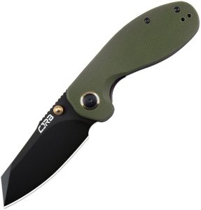 CJRB Maileah Linerlock Folding Knife Green G10 AR-RPM9 Steel