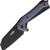 CJRB Tigris Linerlock Folding Knife Black PVD AR-RPM9 Blade