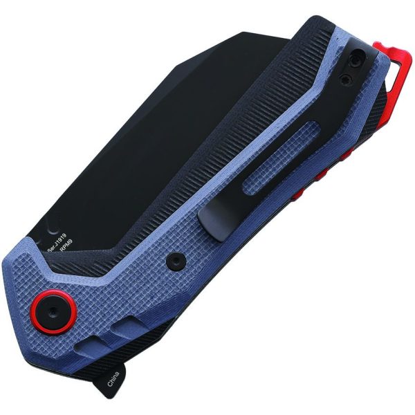 CJRB Tigris Linerlock Folding Knife Black PVD AR-RPM9 Blade