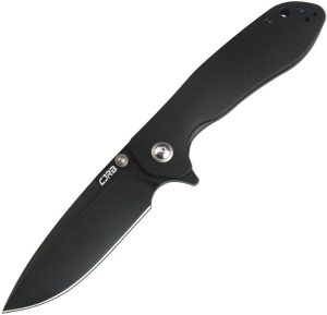 CJRB Scoria Linerlock Black Folding Knife AR-RPM9 Blade