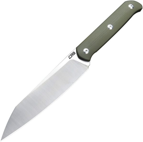 CJRB Silax Fixed Blade - Green G10 Full Tang