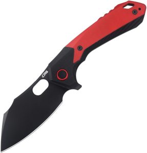 CJRB Caldera Linerlock Red G10 Folding Knife AR-RPM9 Steel