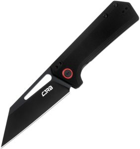 CJRB Ruffian Linerlock Black Folding Knife 3" AR-RPM9 Blade