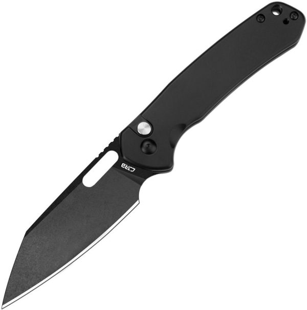 CJRB Pyrite Button Lock Folding Knife AR-RPM9 Black Stonewash