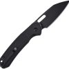 CJRB Large Pyrite Button Lock Folding Knife Black AR-SFII Steel