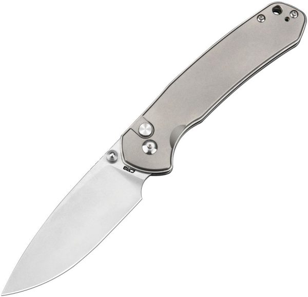 CJRB Pyrite Button Lock Folding Knife AR-RPM9 Titanium