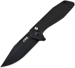 CJRB Riff Button Lock Folding Knife Black G10 AR-RPM9