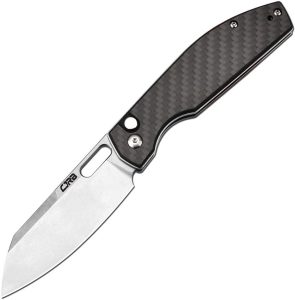 CJRB Ekko Button Lock Carbon Fiber Folding Knife AR-RPM9