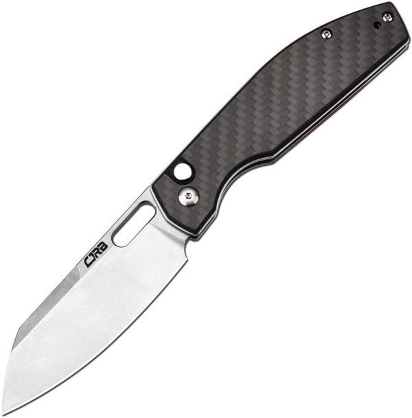 CJRB Ekko Button Lock Carbon Fiber Folding Knife AR-RPM9