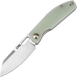 CJRB Ekko Jade G10 Linerlock Folding Knife AR-RPM9 Blade