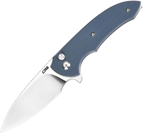 CJRB Space Cowboy Button Lock Folding Knife Blue G10 AR-RPM9