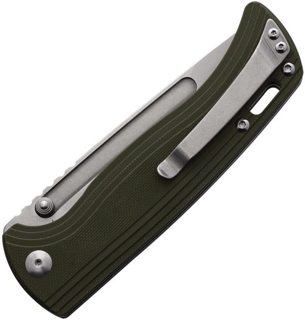 CJRB Resource Linerlock Green G10 Folding Knife AR-RPM9