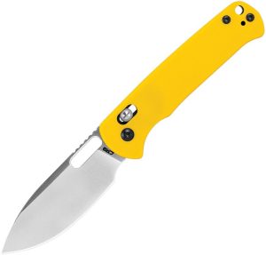 CJRB Hectare Crossbar Lock Yellow Folding Knife AR-RPM9