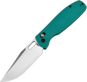 CJRB Prado Crossbar Lock Aqua Folding Knife AR-RPM9 Steel