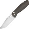 CJRB Prado Crossbar Lock OD Green Folding Knife AR-SFII Steel