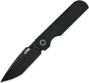 CJRB Nova Linerlock Black Folding Knife 3.5" AR-RPM9 Tanto