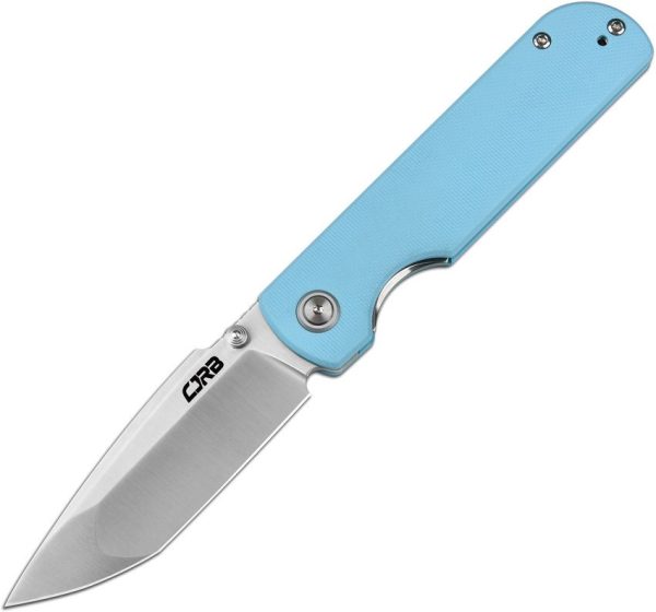 CJRB Nova Linerlock Blue Folding Knife 3.5" AR-RPM9 Tanto