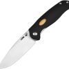 CJRB Aes Linerlock Black G10 Folding Knife AR-RPM9 Steel