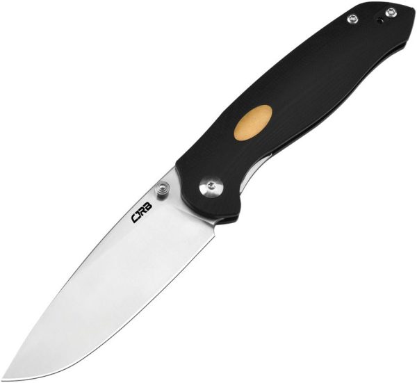 CJRB Aes Linerlock Black G10 Folding Knife AR-RPM9 Steel