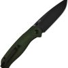CJRB Aes Linerlock Folding Knife Green Micarta AR-RPM9