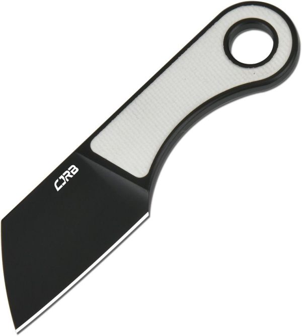 CJRB Chip Fixed Blade White G10 AR-RPM9 Cleaver Knife