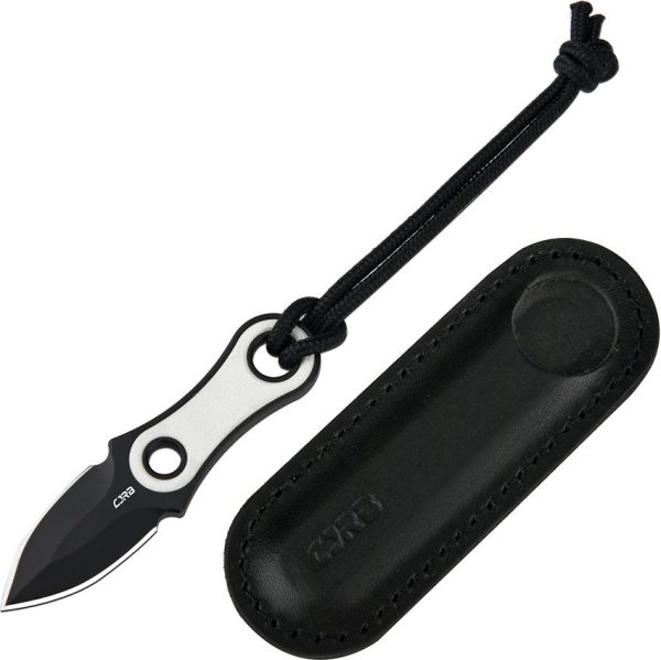 CJRB Knap Fixed Blade White G10 AR-RPM9 Stainless Steel