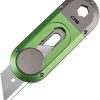 CJRB Breeze Carbon Steel Multi Tool Green Aluminum EDC Folding Knife