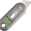 CJRB Breeze Carbon Steel Multi Tool Green Aluminum EDC Folding Knife