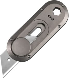 CJRB Breeze Carbon Steel Gray Titanium EDC Multi Tool Knife