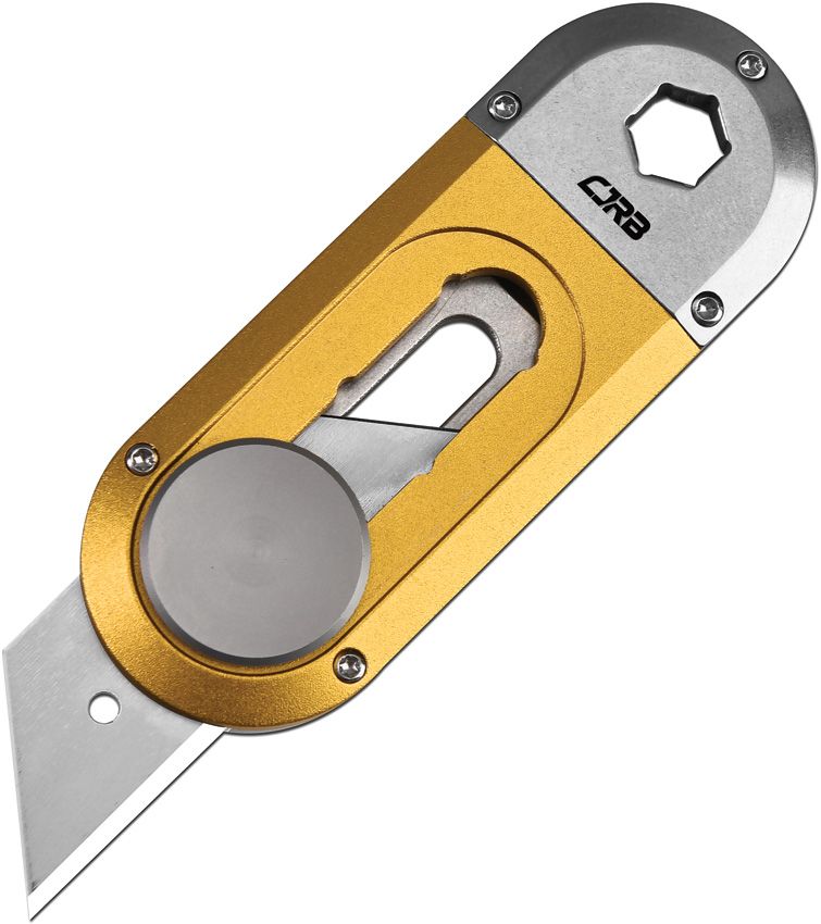 CJRB Breeze EDC Multi-Tool Stainless 3.13" Yellow