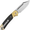 CJRB Bowie Pyrite Slip Joint Folding Knife AR-RPM9 Brass