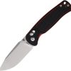 CJRB Shale Folding Knife AR-RPM9 Stonewash Black Red G10