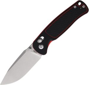 CJRB Shale Folding Knife AR-RPM9 Stonewash Black Red G10