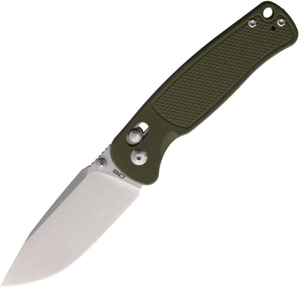 CJRB Shale Crossbar Lock Folding Knife OD Green G10 AR-RPM9