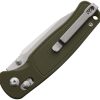 CJRB Shale Crossbar Lock Folding Knife OD Green G10 AR-RPM9