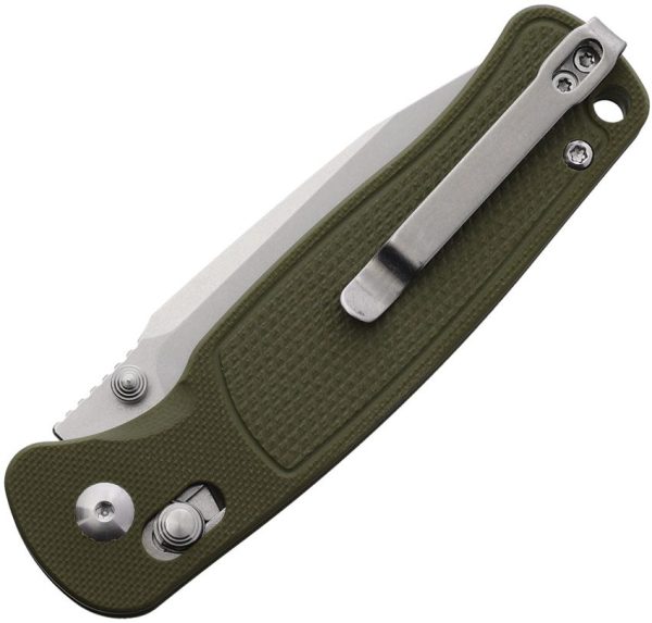 CJRB Shale Crossbar Lock Folding Knife OD Green G10 AR-RPM9