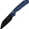 CJRB Pyrite Light Button Lock - Blue Wharncliffe