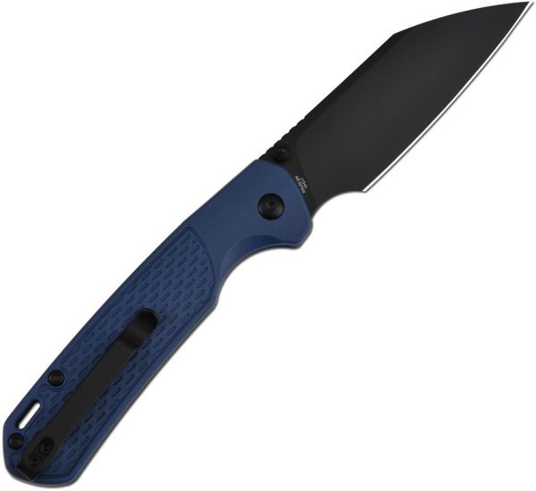 CJRB Pyrite Light Button Lock - Blue Wharncliffe