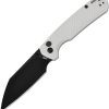 CJRB Pyrite Light Button Lock - Gray Wharncliffe