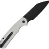 CJRB Pyrite Light Button Lock - Gray Wharncliffe