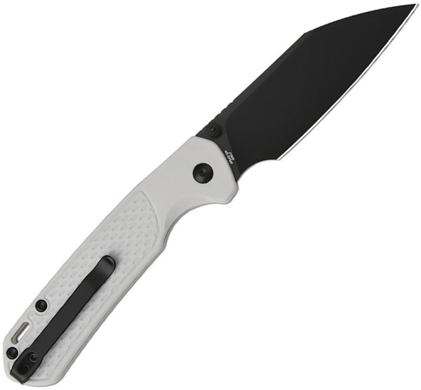 CJRB Pyrite Light Button Lock - Gray Wharncliffe