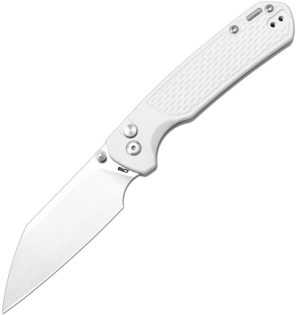 CJRB Pyrite Light S90V Stonewash Wharncliffe Folding Knife Gray